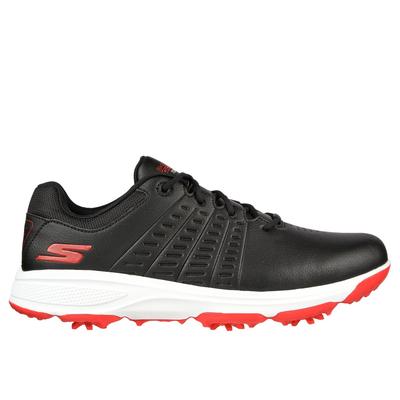 Skechers Men's GO GOLF Torque 2 Shoes | Size 11.0 Extra Wide | Black/Red | Synthetic/Textile