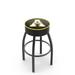 Holland Bar Stool NCAA Bar & Counter Stool Plastic/Acrylic/Leather/Metal/Faux leather in Black | 30 H x 18 W x 18 D in | Wayfair L8B130AppStU