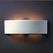 Zipcode Design™ Henry Street 2 - Light Dimmable Flush Mounted Sconce Ceramic in White | 6 H x 19.5 W x 4 D in | Wayfair