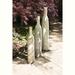 Mcquaig Silver/White 35" Indoor/Outdoor Glass Floor Vase Glass in Gray/White Laurel Foundry Modern Farmhouse® | 29.9 H x 5.9 W x 5.9 D in | Wayfair