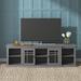 Wade Logan® Adelisa TV Stand for TVs up to 88" Wood in Gray | Wayfair DEF2E18EB44749E69755F272725E660B