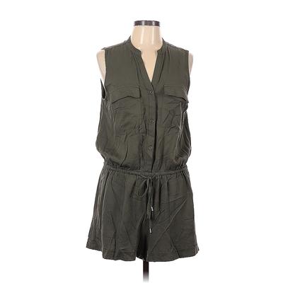Mossimo Romper: Green Solid Rompers - Size Large