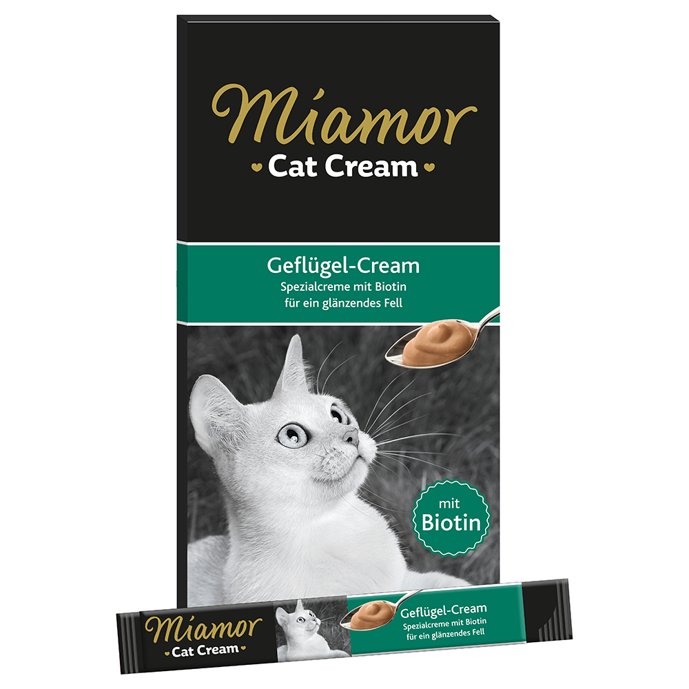 Miamor Cat Crema al Pollame Snack per gatti - Set %: 66 x 15 g