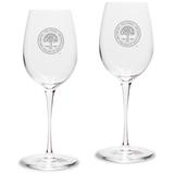 Citadel Bulldogs 12 oz. 2-Piece Luigi Bormioli Titanium White Wine Glass Set