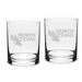 North Texas Mean Green 14oz. 2-Piece Classic Double Old Fashioned Glass Set