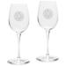 UC Irvine Anteaters Logo 12 oz. 2-Piece Luigi Bormioli Titanium White Wine Glass Set