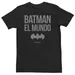Big & Tall DC Comics Batman: El Mundo Spain Icon Logo Tee, Men's, Size: XXL Tall, Black