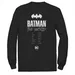 Big & Tall DC Comics Batman: The World White Bat Logo Stamp Tee, Men's, Size: XXL Tall, Black