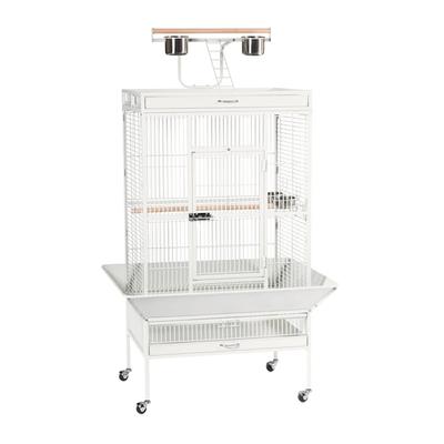 Prevue Pet Products Signature Select Series Wrought Iron Bird Cage in Chalk White