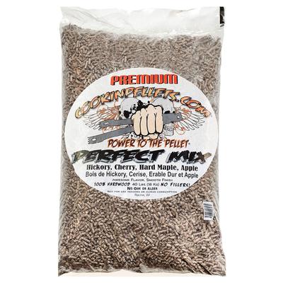 CookinPellets 40 Lb Perfect Mix Hickory, Cherry, Hard Maple, Apple Wood Pellets