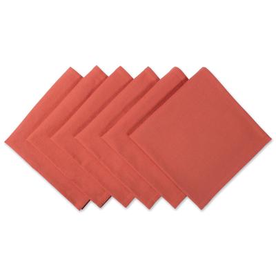 Spice Napkin, Set of 6 by DII in Orange