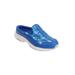 Women's The Traveltime Slip On Mule by Easy Spirit in Blue Palm (Size 11 M)