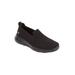 Wide Width Women's The Go Walk Joy Slip On Sneaker by Skechers in Black Wide (Size 9 W)