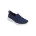 Women's The Go Walk Joy Slip On Sneaker by Skechers in Navy Medium (Size 7 M)