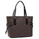 Michael Kors Womens Ew Tote, Brown/BLK