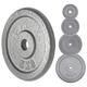 Bravich Hammerstone Iron Weights Plate Disc Set- For 1" Standard Barbell & Dumbbell. Strength Training & Body Building Equipment, Ideal For Home Gym. Pair Of Weight Plates- (2 x 5KG)