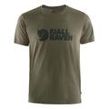 FJALLRAVEN Men's Logo T-shirt M T Shirt, Dark Olive, XXL UK