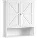 Gracie Oaks Two Door Wall Cabinet, en Medicine Cabinet, Wall Mounted Bathroom Storage Cabinet w/ Inner Adjustable Shelf, For Bathroom, Kitchen | Wayfair