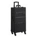 Rebrilliant Pylle Hill Cosmetic Professional Makeup Train Case Plastic/Metal in Black | 30.7 H x 14.1 W x 9.4 D in | Wayfair