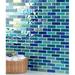 WS Tiles® Swimming Pool Glass Brick Joint Mosaic Tile Glass in Gray | 3 H x 1 W x 0.24 D in | Wayfair WSD-RW07