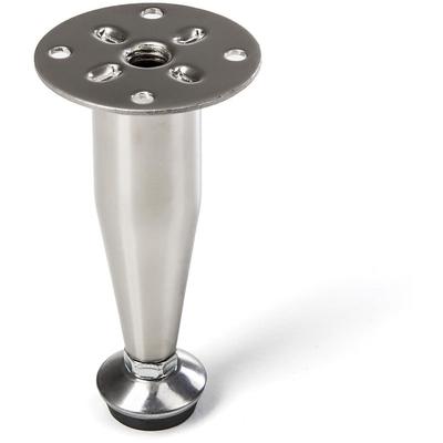 So-tech - Möbelfuß 100 mm mit Höhenverstellung + 10 mm Edelstahloptik matt Image