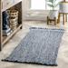 Brooklyn Rug Co Braided Courtney Tassel Indoor/Outdoor Area Rug