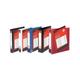 5 Star Office Presentation Ring Binder PP Cover 25mm 2-Ring A4 Red [Pack 10]+Finchley Pen Free