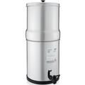 British Berkefeld Gravity Water Filter System - 12L Stainless Steel Water Filter System for Home with 2 Doulton NSF certified Ceramic Ultra Sterasyl Cartridges | Travel Drinking System Filters PFAS