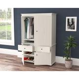 Latitude Run® Kerrianna TV-Armoire Wood in White | 70.9 H x 47.3 W x 19.6 D in | Wayfair B507F6D93804402390639D581D8158D2