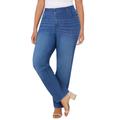 Plus Size Women's Right Fit® Curvy Jean by Catherines in Heritage Wash (Size 28 WP)