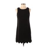 Monteau Casual Dress - Shift: Black Solid Dresses - Women's Size Small