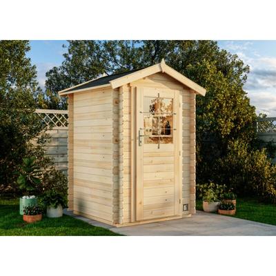Alpholz Gerätehaus Huron Gerätehaus aus Holz, Geräteschrank mit 19 mm Wandstärke, Gartenhaus mit Image