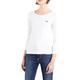 Levi's Damen Long-Sleeve 2-Pack Tee T-Shirt,White +/White +,XS
