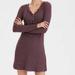 American Eagle Outfitters Dresses | American Eagle Henley Striped Plush Dress | Color: Red | Size: M