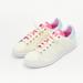 Adidas Shoes | Adidas Stan Smith Sneakers Lace Up Cream White Pink Mint 10.5 | Color: Cream/White | Size: 10.5