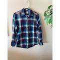 J. Crew Shirts | Men's J. Crew Midweight Flannel Tailored Fit Shirt 100% Cotton Size S | Color: Blue/Red | Size: S