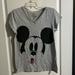 Disney Tops | Disney Mickey Mouse T-Shirt. Size Xl | Color: Black/Gray | Size: Xlj