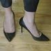 J. Crew Shoes | J. Crew Elsie Black Napa Leather 85mm 3.5" Heels 10 Ar865 Italy +Dustbag | Color: Black | Size: 10