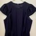 J. Crew Dresses | 100% Wool J. Crew Cap Sleeve Navy Dress, Size 6 | Color: Black/Blue | Size: 6