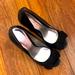 Jessica Simpson Shoes | Jessica Simpson Black Peep Toe Heels With Bow | Color: Black | Size: 7