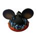 Disney Holiday | Disney Fantasia Night On Bald Mountain Mickey Ear Hat Ornament | Color: Black/Orange | Size: Os