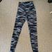 Lululemon Athletica Pants & Jumpsuits | Blue Camo Pattern Print Blue Lululemon Leggings Full Length | Color: Blue/Gray | Size: 2