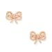 Kate Spade Jewelry | Kate Spade Bow Meets Girl Pave Studs | Color: Gold | Size: Os