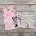 Disney Matching Sets | Disney Junior Minnie Mouse 2-Piece Set - New | Color: Cream/Pink | Size: 2tg