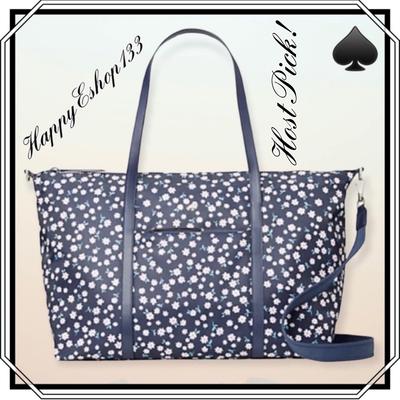 Kate Spade Bags | Kate Spade Ny Women’s Jae Weekender Travel Duffle Bag | Color: Blue/White | Size: Os
