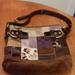 Coach Bags | Coach Multi Patchwork Suede Leather Hobo Crossbody Bag | Color: Brown/Purple | Size: Os