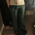 American Eagle Outfitters Pants & Jumpsuits | American Eagle Aerie Green Velvet Flare Pants | Color: Green | Size: Xs