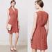 Anthropologie Dresses | Anthropologie Lil Peach Floral Dress Pockets {E26} | Color: Orange | Size: 8