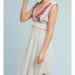 Anthropologie Dresses | Anthro - Lilka M- Aggie Embroidered Dress - Xs | Color: Blue/White | Size: Xs