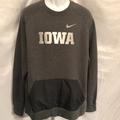 Nike Jackets & Coats | Nike University Of Iowa Thick Warm Front Pocket Pullover Athletic Sport Jacket | Color: Gray | Size: Xxl